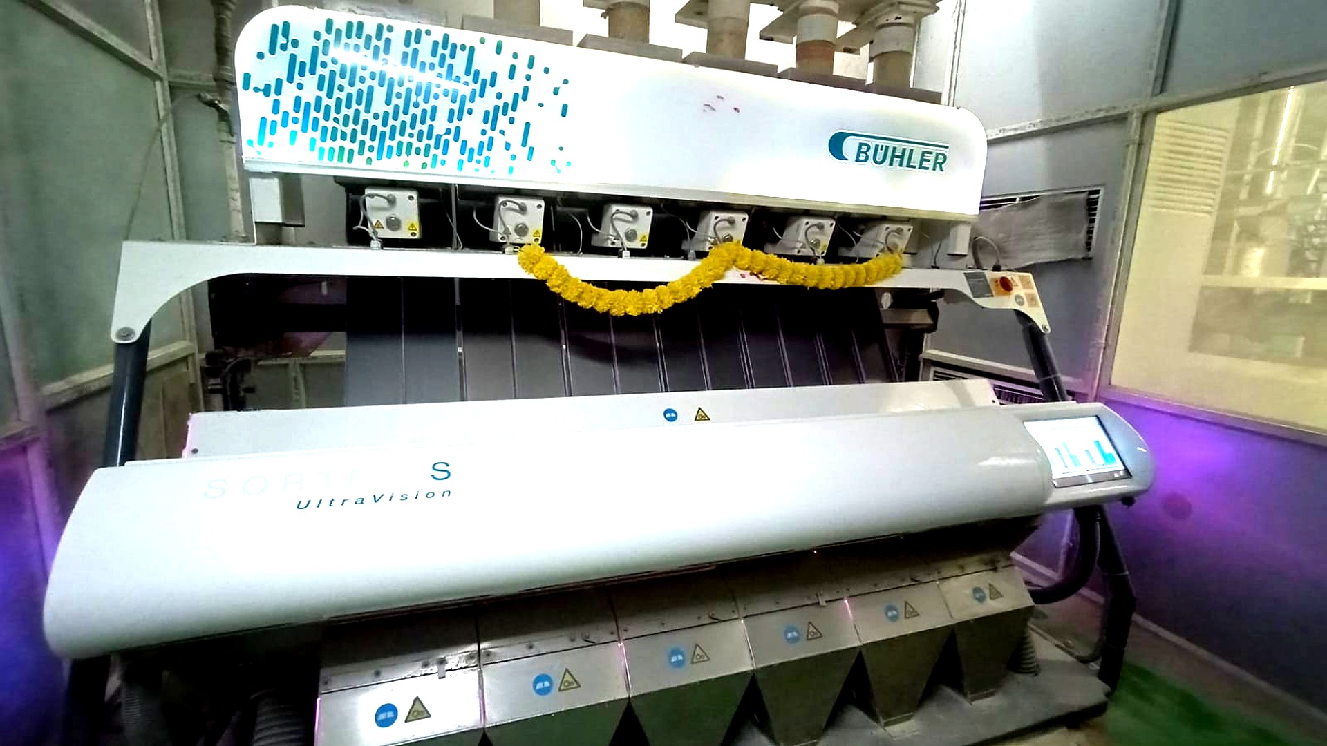 Rice milling facility Kharagpur West Bengal India