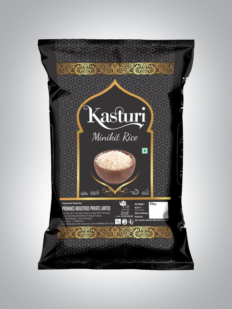 Kasturi boiled rice bag