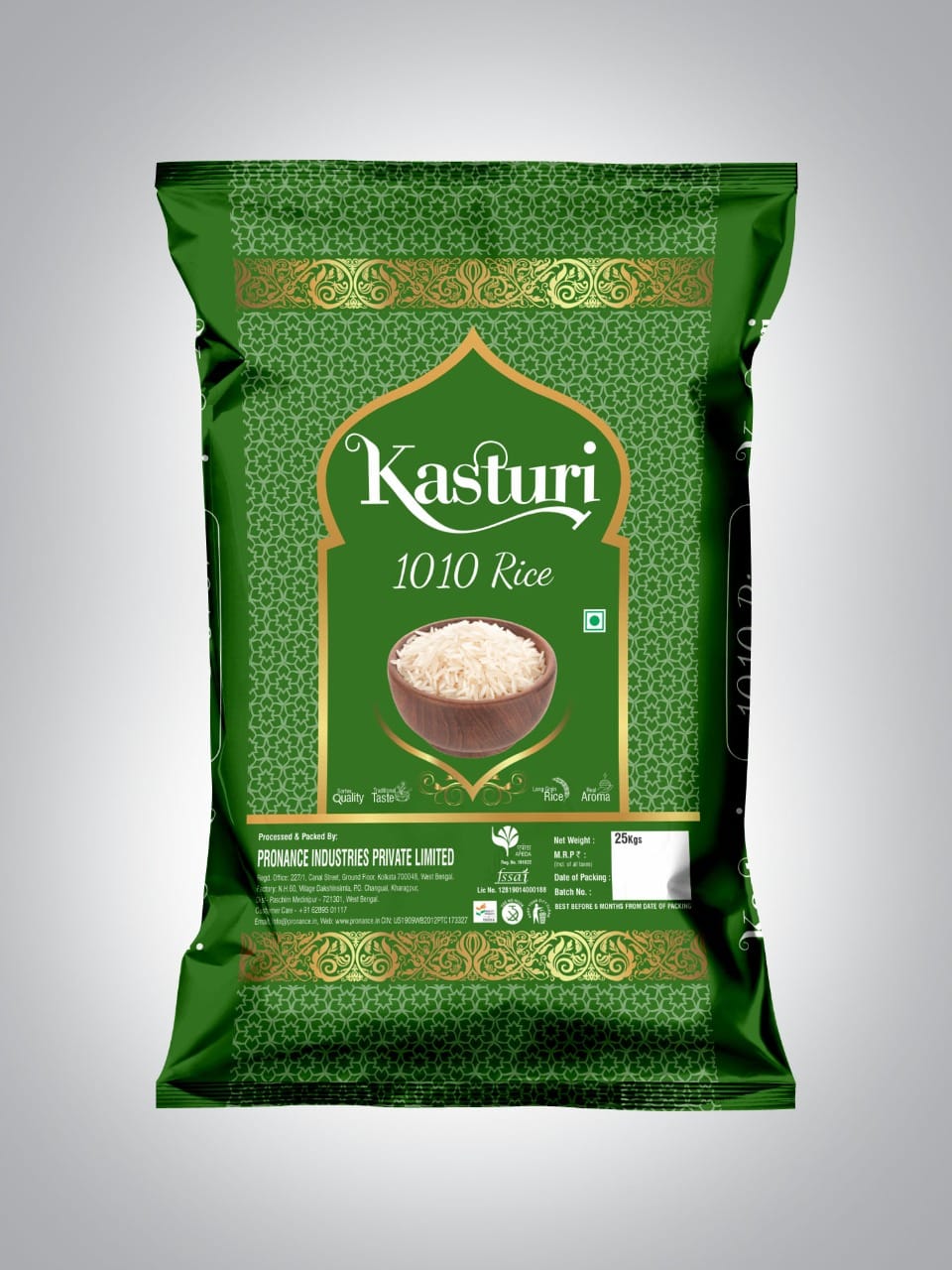 Kasturi steam rice bag